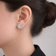 Eight-Prong Solitaire Stud Earrings