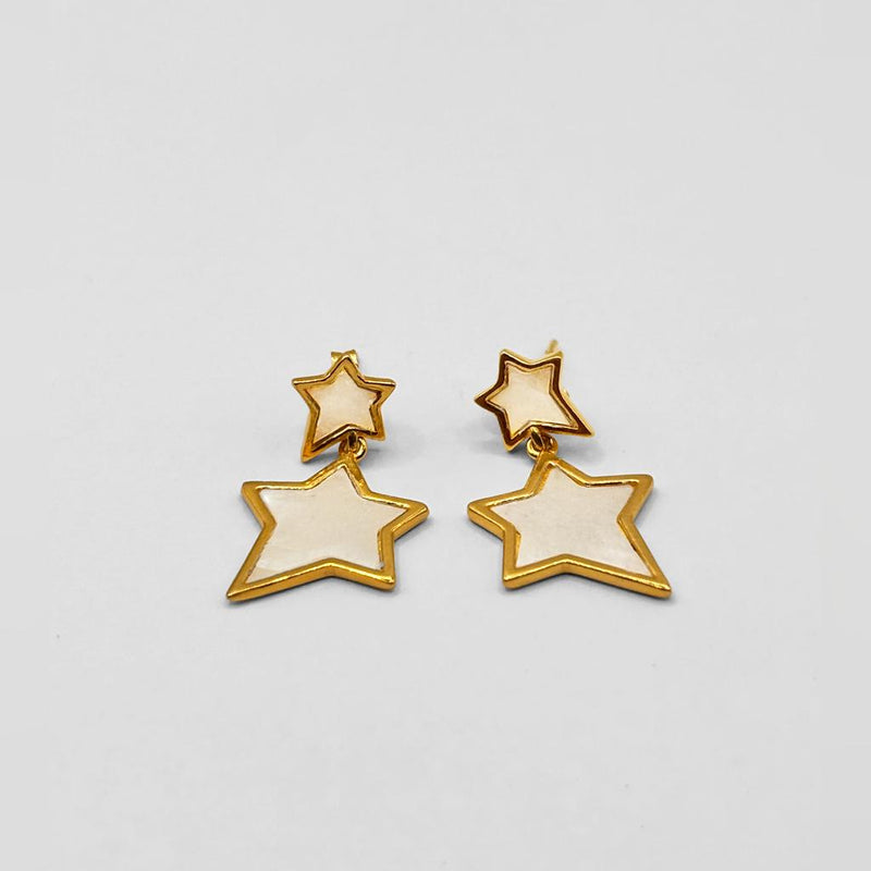 The Ivory North Star Dangles