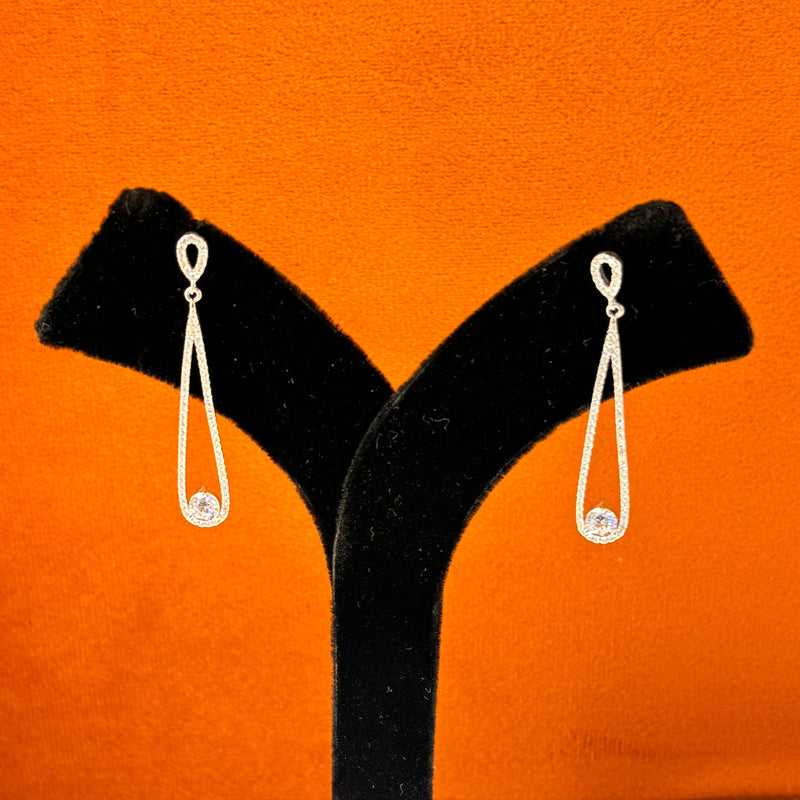Eclipse Arch Silver Earrings