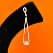 Eclipse Arch Silver Earrings