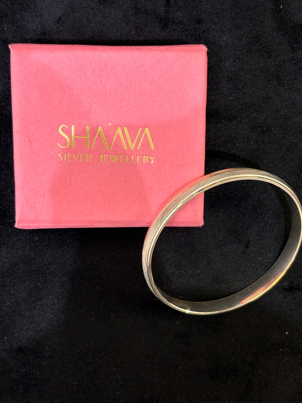 Blush Orbit Silver Kada