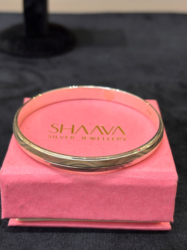 Blush Orbit Silver Kada