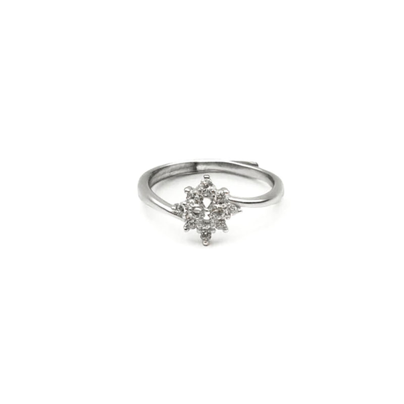 Sparkling Snowflake Ring