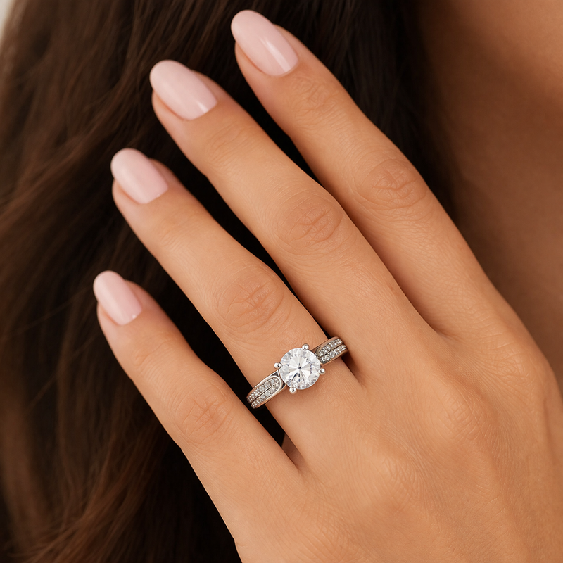 Radiant Promise Split-Shank Ring