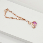Rose Gold Swan Charm