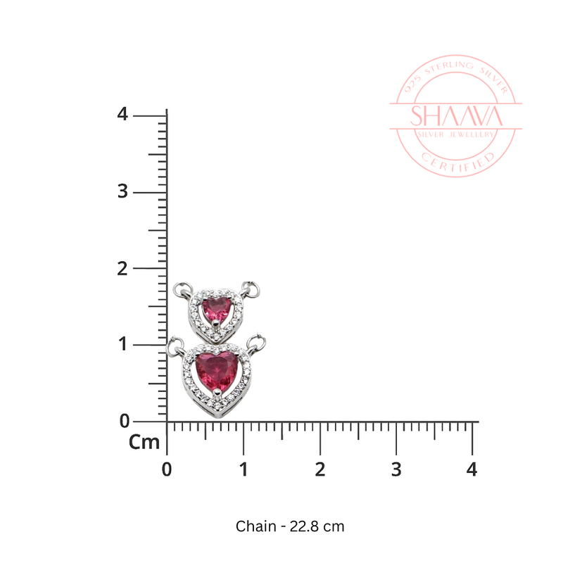 Ruby Love Duo Layered Necklace