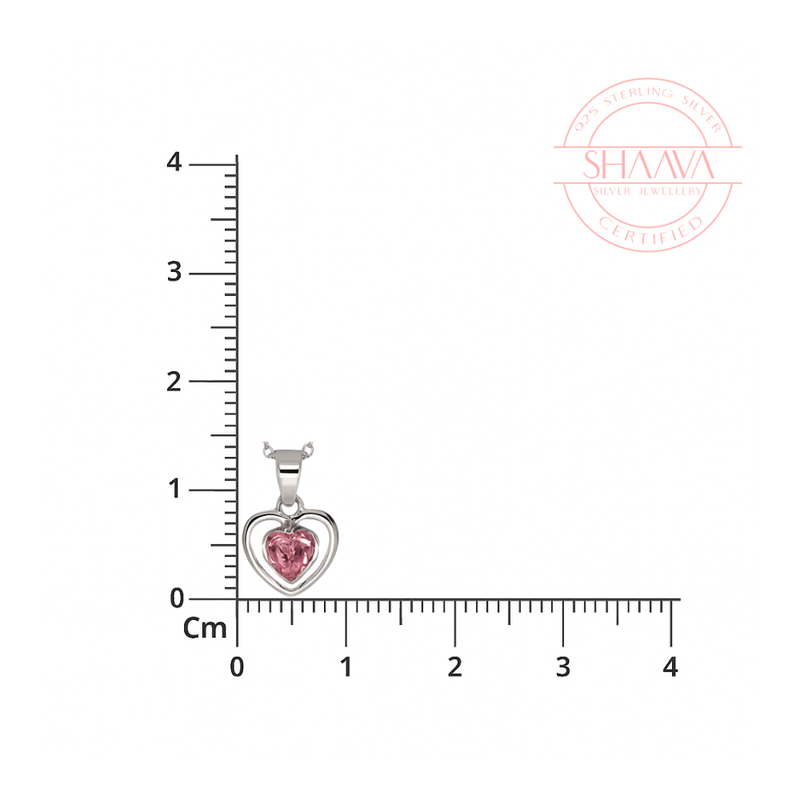 Pink Heart Necklace