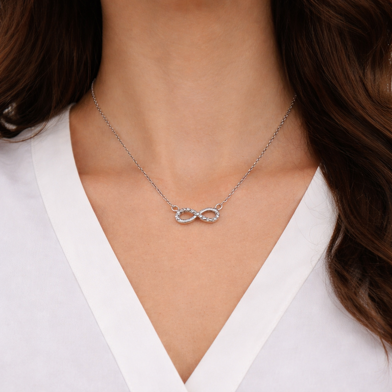 Sterling Silver Infinity Necklace
