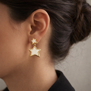 The Ivory North Star Dangles