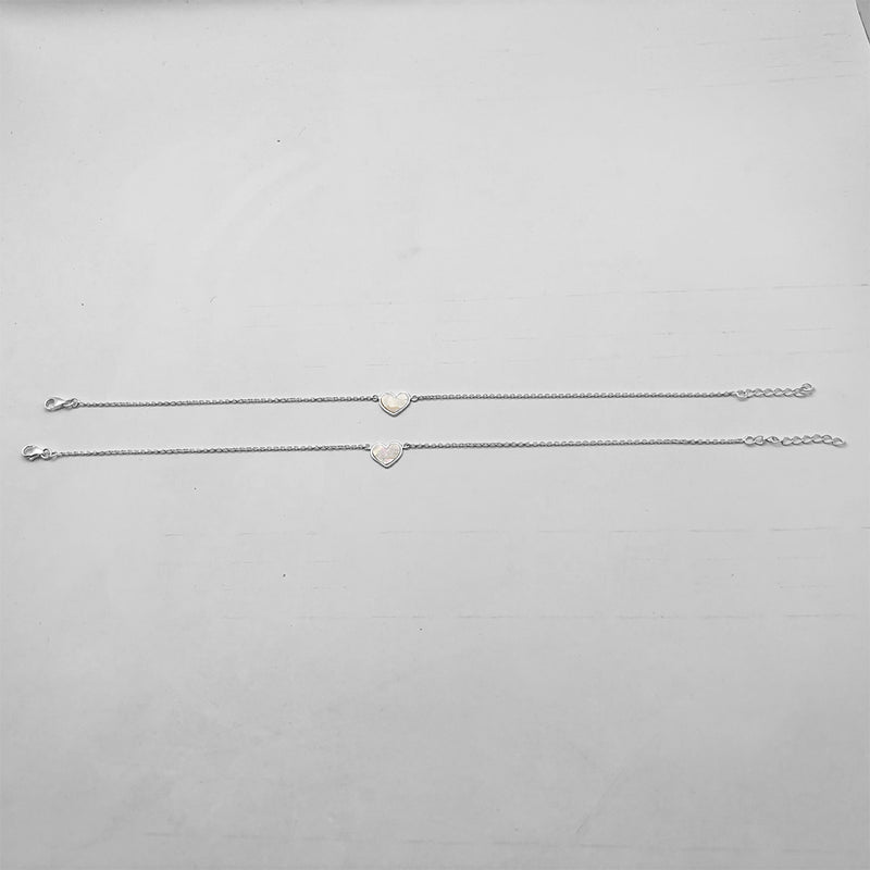 The Ethereal Heart Anklet