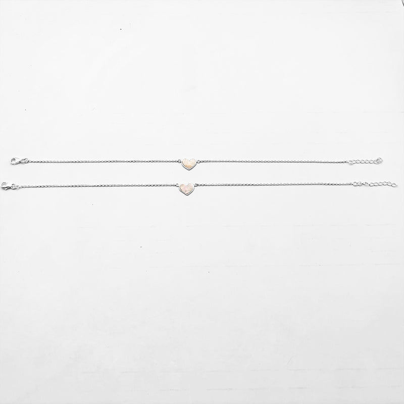 The Ethereal Heart Anklet