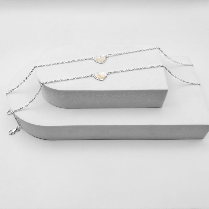 The Ethereal Heart Anklet